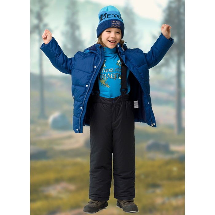 Комбинезон для мальчика, рост 110 см, цвет чёрный