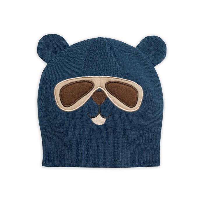 Шапка для мальчика, размер 50-51 см, цвет синий