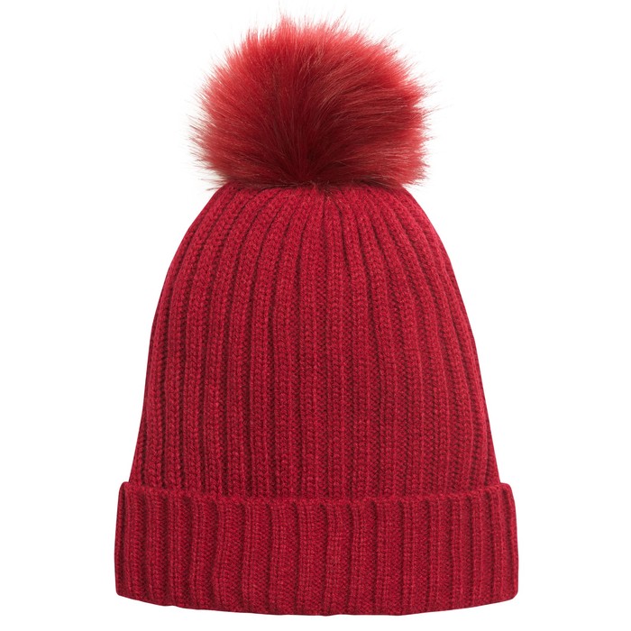 Шапка для девочки, размер 50-51 см, цвет малиновый