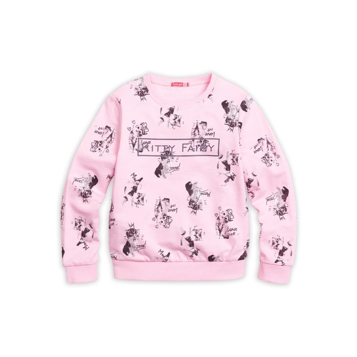 Толстовка для девочки, рост 86 см, цвет розовый