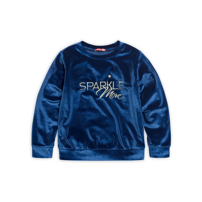 Толстовка для девочки, рост 92 см, цвет тёмно-синий