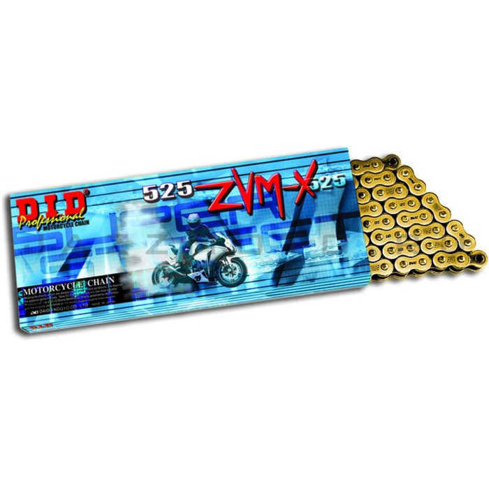Цепь приводная DID 525ZVM-X G&G X-RING 118