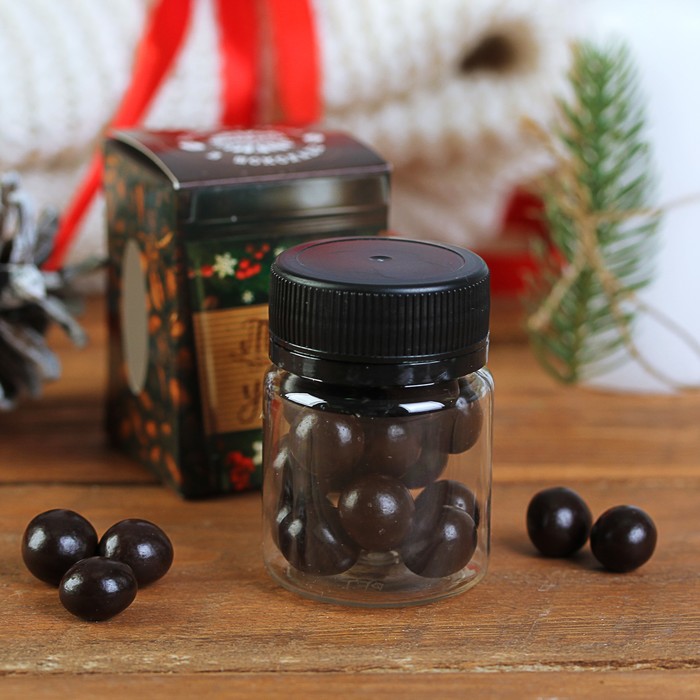 Кофейные зерна в шоколаде в банке "Тепла и уюта", 30 г