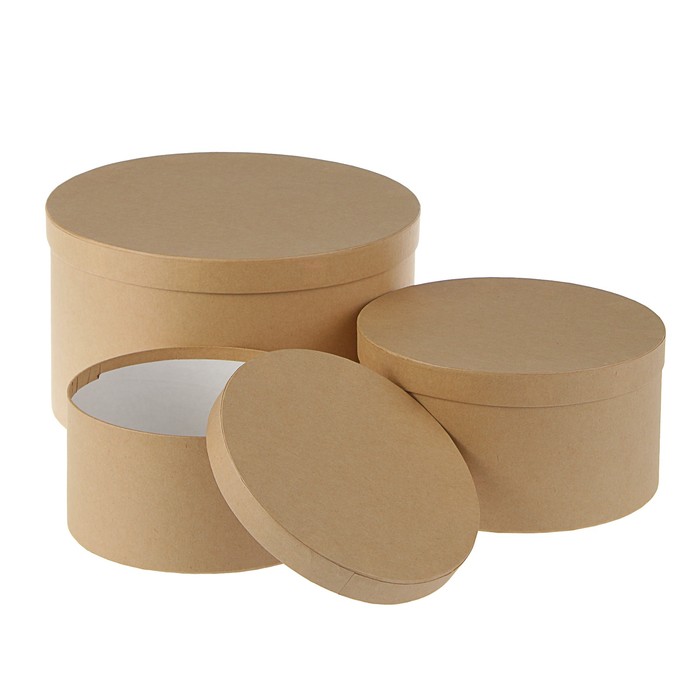 Набор коробок 3в1 30 х 30 х 15 - 20 х 20 х 10 см