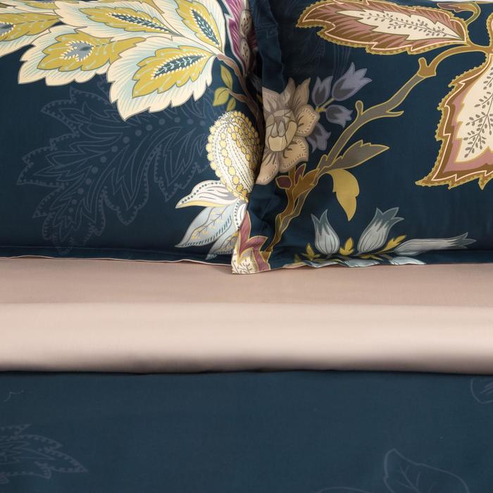 Постельное бельё "Этель" евро Райская ночь 200х217 см, 220х240 см, 50х70+3 см - 2 шт, 100% хлопок