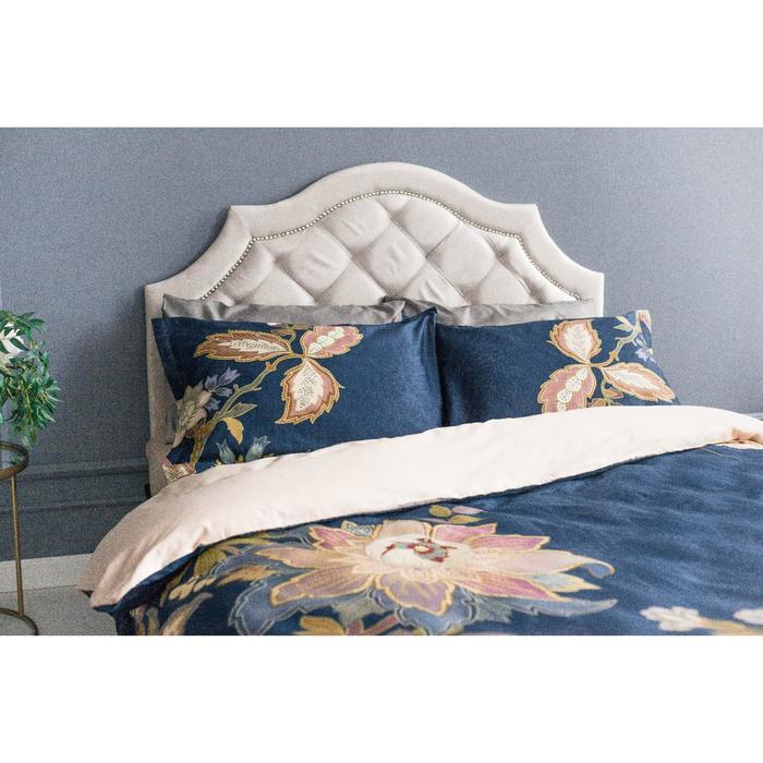 Постельное бельё "Этель" евро Райская ночь 200х217 см, 220х240 см, 50х70+3 см - 2 шт, 100% хлопок