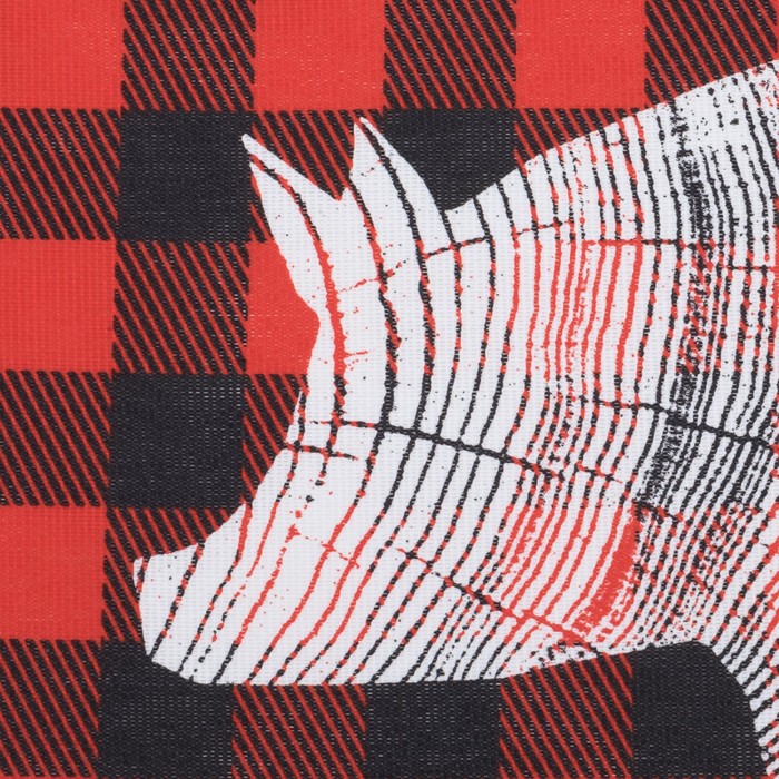 Полотенце "Доляна" Свинка 34х59 см, рогожка 160 г/м2