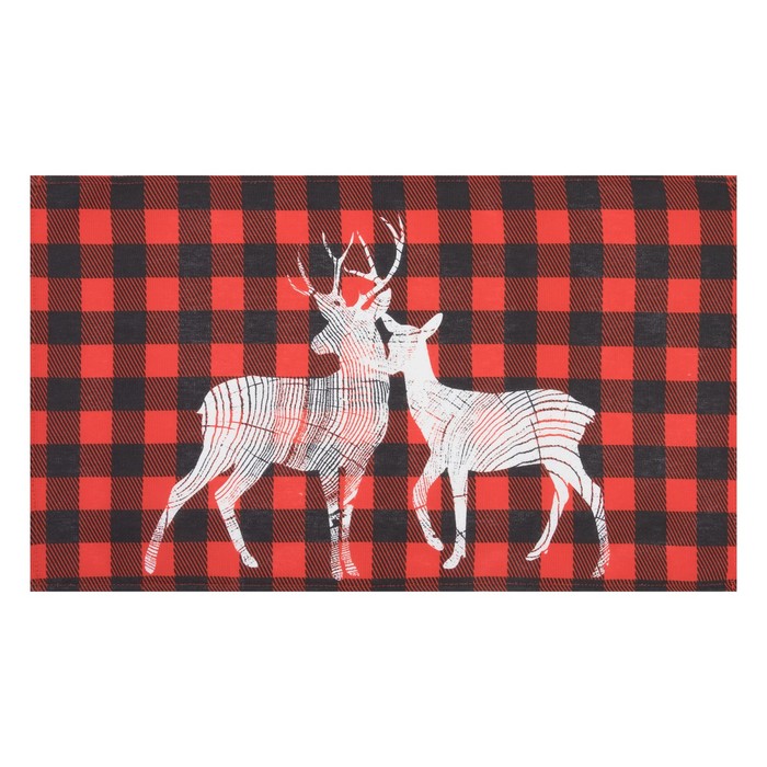 Полотенце "Доляна" Олени 34х59 см, рогожка 160 г/м2