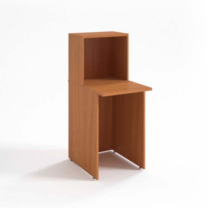 Приставка к ресепшн РМС.2, 500х680х1206(756) мм, вишня оксфорд