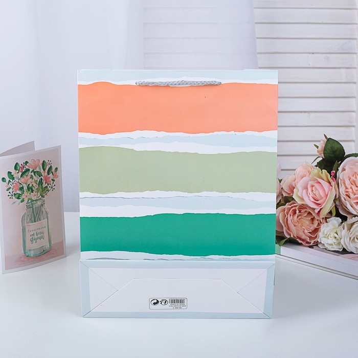 Пакет подарочный люкс, 31 х 41 х 12 см