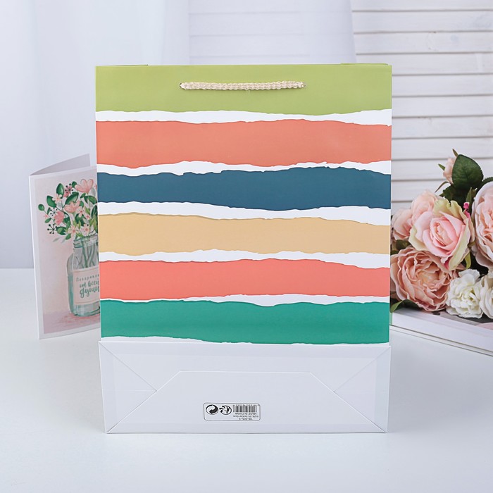 Пакет подарочный люкс, 31 х 41 х 12 см