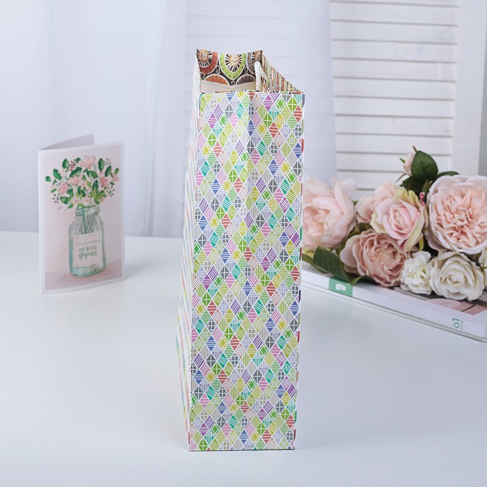 Пакет подарочный люкс, 31 х 41 х 12 см