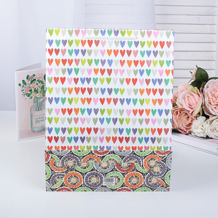 Пакет подарочный люкс, 31 х 41 х 12 см