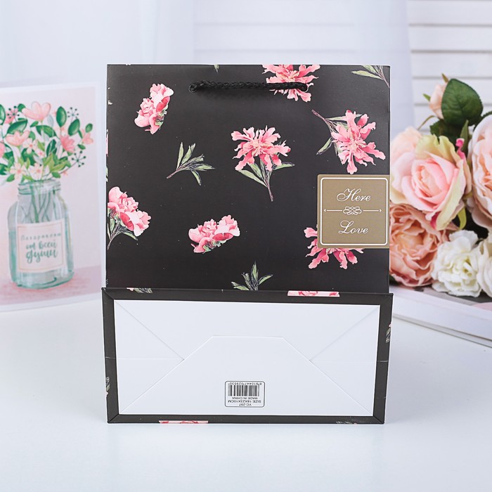 Пакет подарочный люкс, 18 х 25 х 8,5 см