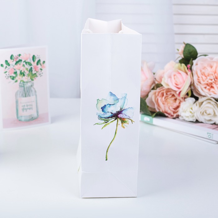 Пакет подарочный люкс, 18 х 25 х 8,5 см