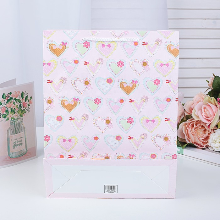 Пакет подарочный люкс, 25 х 33 х 10 см