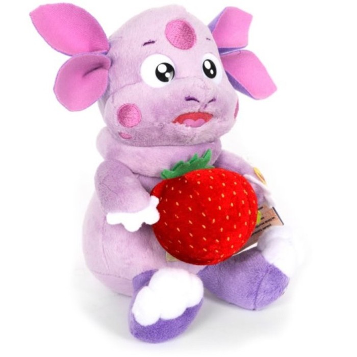 Мягкая музыкальная игрушка "Лунтик с клубничкой", 16 см