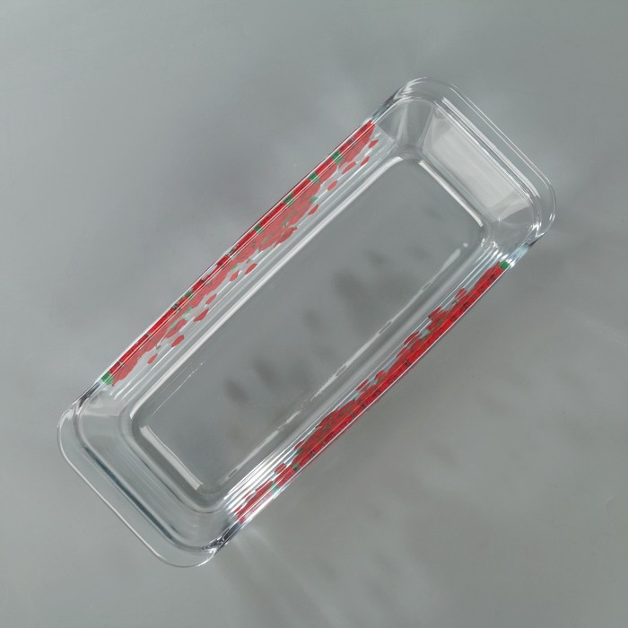 Форма для запекания 1,6 л "Цветы", прямоугольная