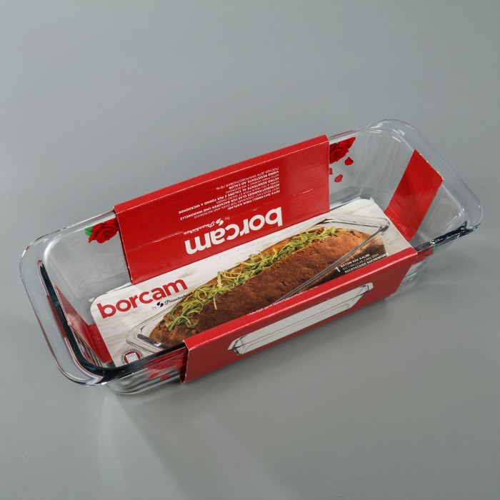 Форма для запекания 1,6 л "Цветы", прямоугольная