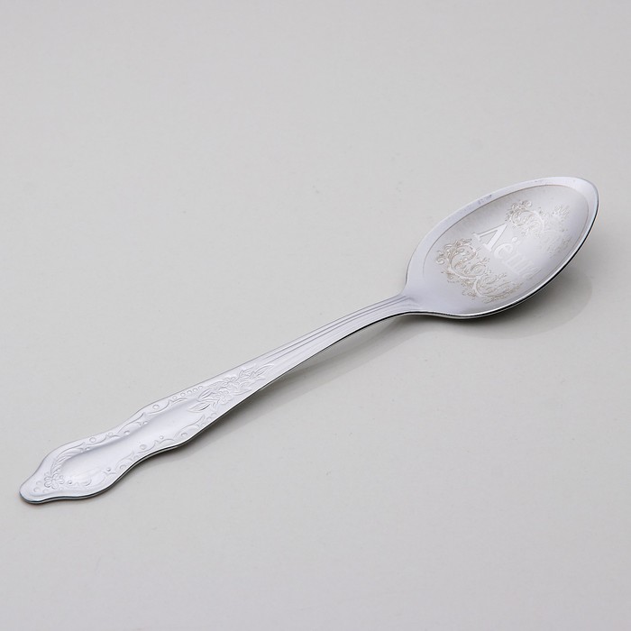 Ложка чайная с гравировкой "Лёша"