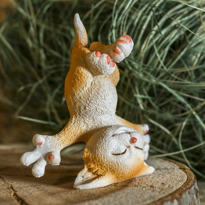 Сувенир полистоун "Котенок Шкода 1" 8,5х4х8 см