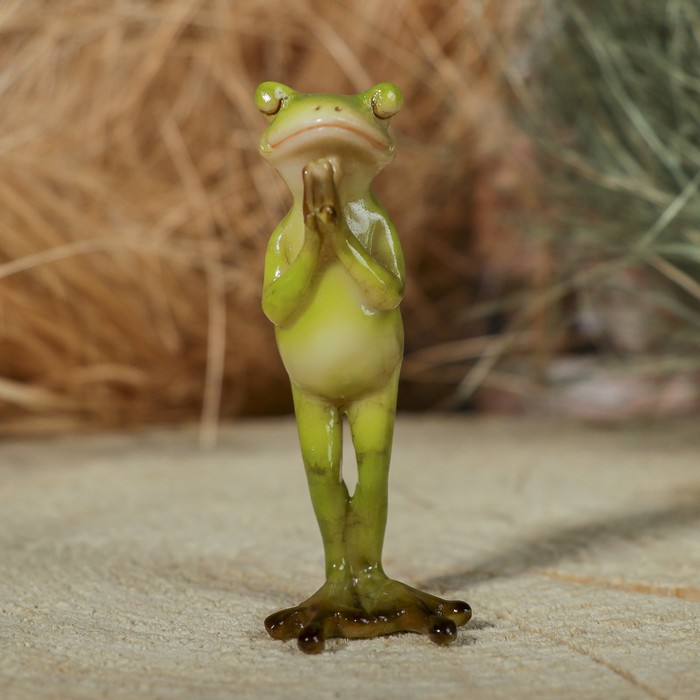Сувенир полистоун &quot;Лягушонок&quot; 2,5х3,5х7,5 см