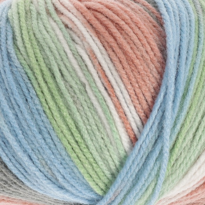 Пряжа "Карамелька принт" 100% акрил 175м/50гр (17319 принт)