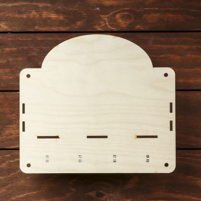 Вешалка "Для почты 2" из фанеры, набор 9 деталей 21х24 см