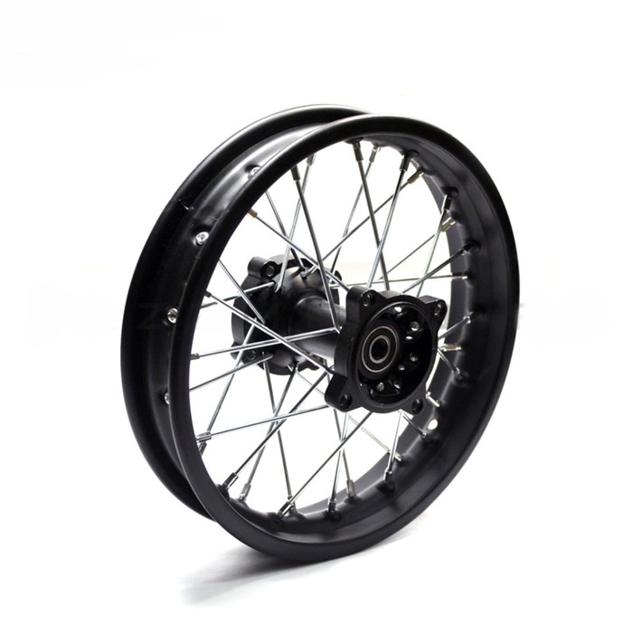 Обод колеса кросс 12" 1.85х12 зад. сталь, в сборе