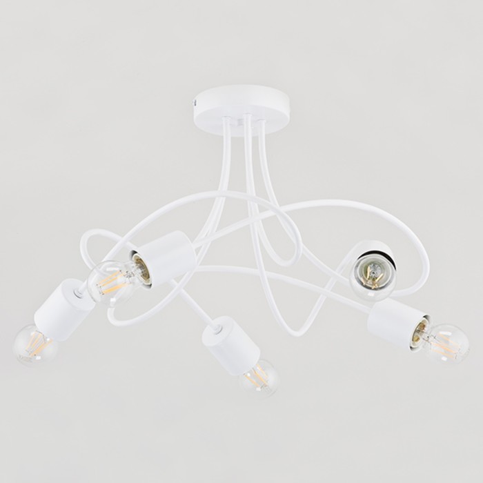 Люстра Targo 5x60Вт E27 белый 49x49x29см