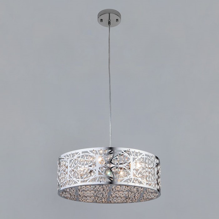 Светильник Aurora 4x60Вт Е14 хром 42x42x100см