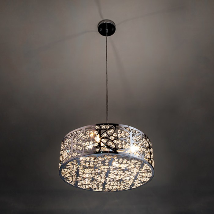 Светильник Aurora 4x60Вт Е14 хром 42x42x100см