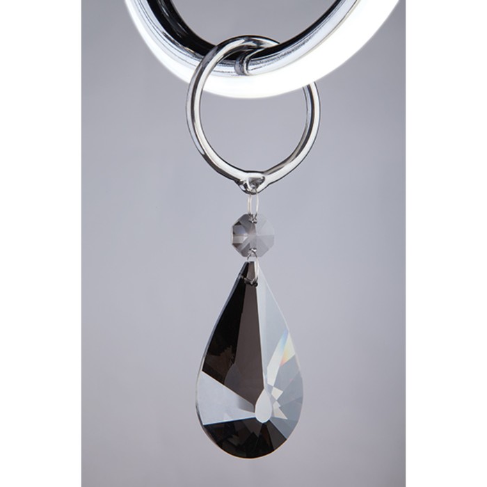 Бра Oberon 2x60Вт Е14 хром 27x45x36см