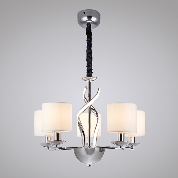 Люстра Contessa 5x40Вт Е14 хром 61x61x95см