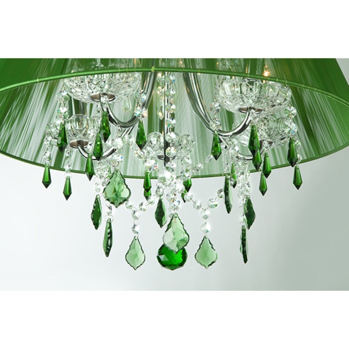 Светильник Emerald 5x60Вт Е14 хром 51x51x92см