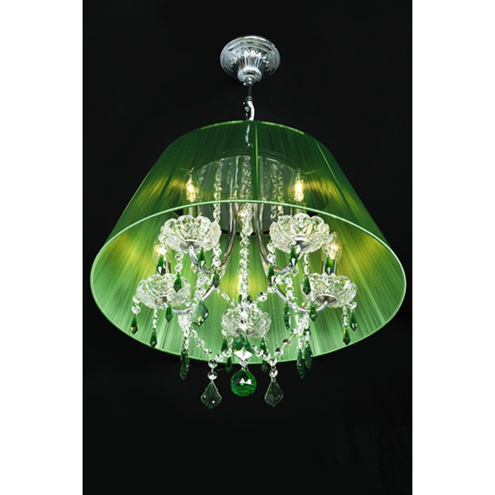 Светильник Emerald 5x60Вт Е14 хром 51x51x92см