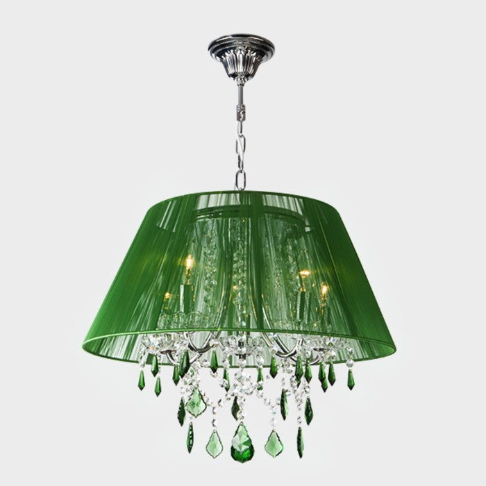 Светильник Emerald 5x60Вт Е14 хром 51x51x92см