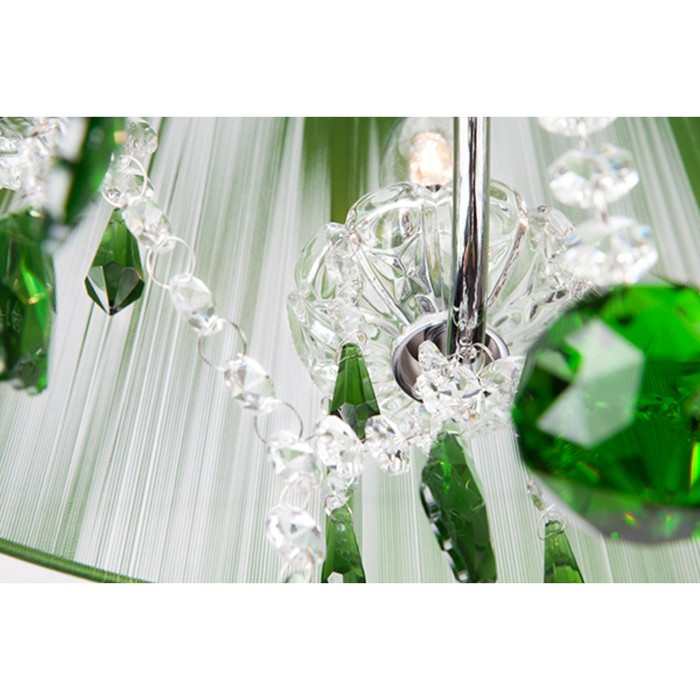 Светильник Emerald 5x60Вт Е14 хром 51x51x92см