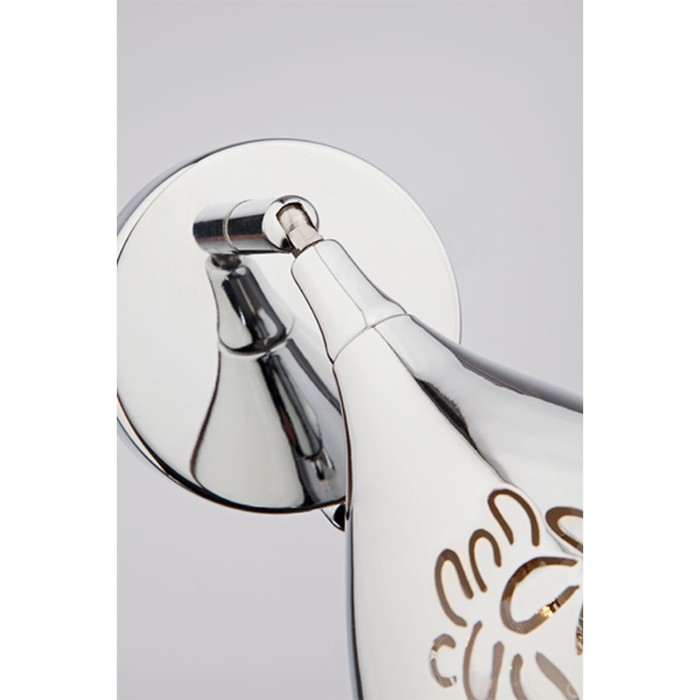 Светильник Vivaldi 1x40Вт Е14 хром 11x17x18см