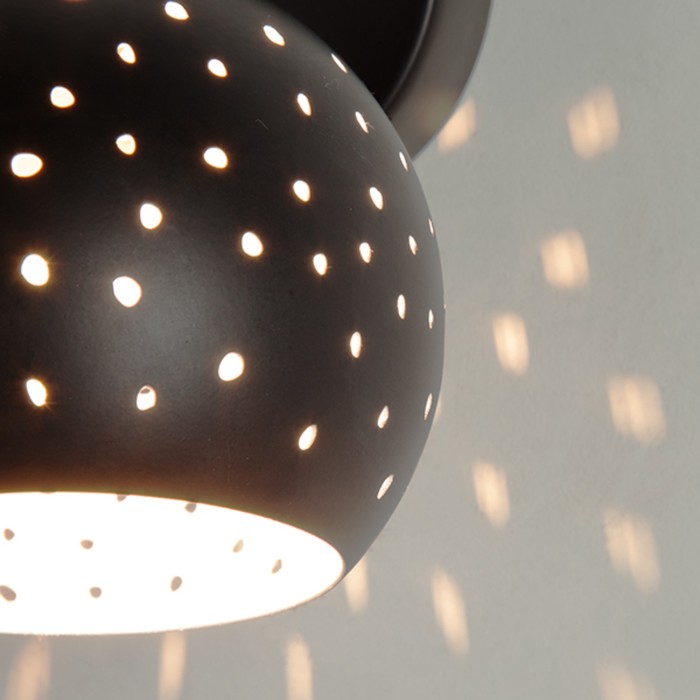 Светильник Shadow 1x40Вт G9 чёрный 10x10x16,5см