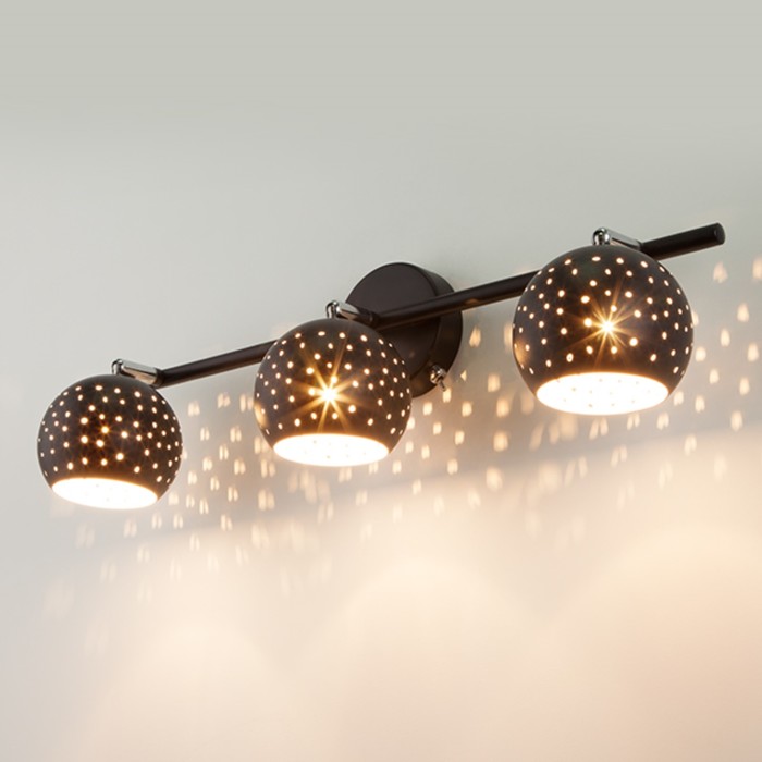 Светильник Shadow 3x40Вт G9 чёрный 50,5x10x17,5см