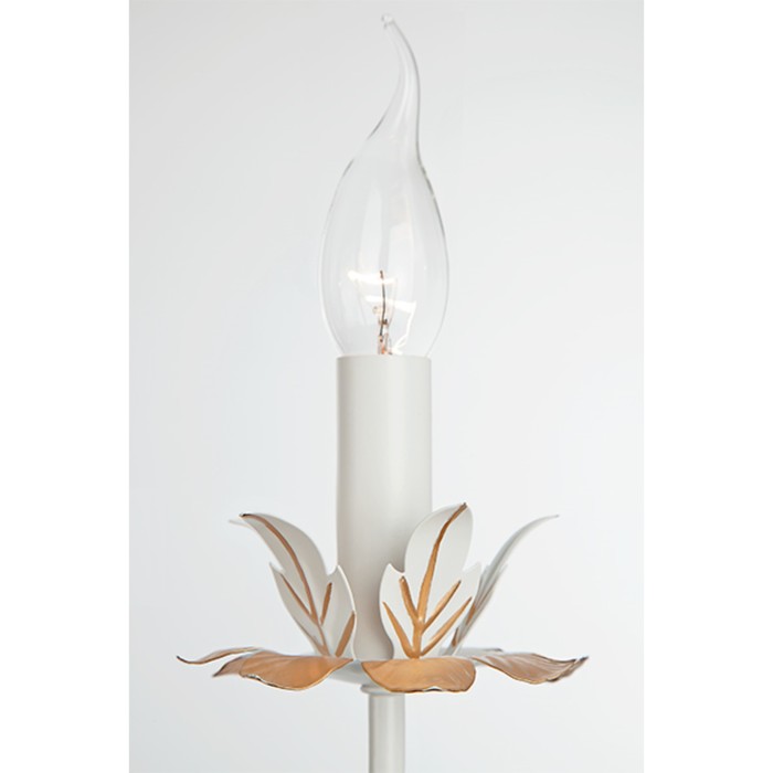 Люстра Flora 3x60Вт Е14 белый 51x51x86см