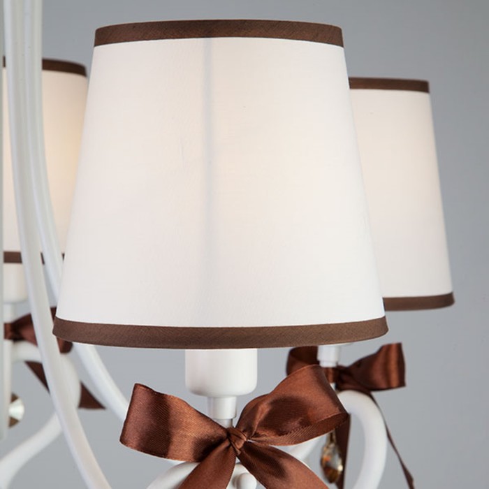 Люстра Terry 5x40Вт Е14 белый 57,5x57,5x88см