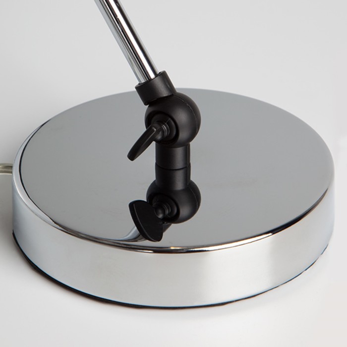 Настольная лампа Koby 1x40Вт Е14 хром 18x18x40см