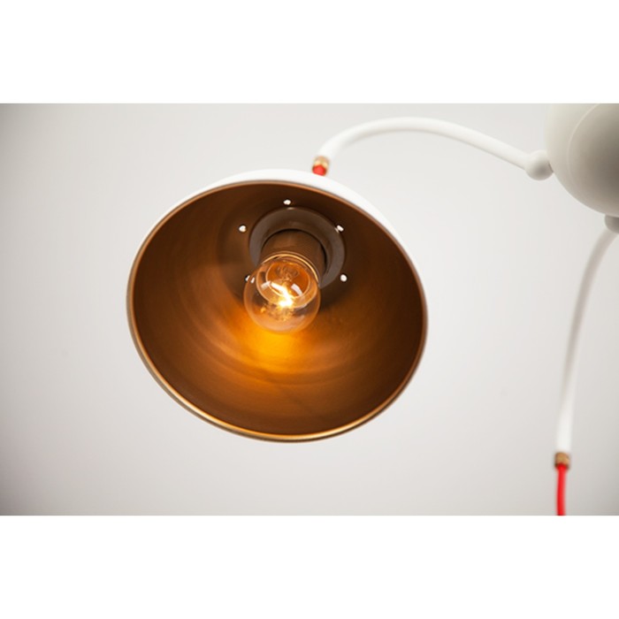 Люстра Atlantis 6x40Вт Е27 белый 74x74x47см