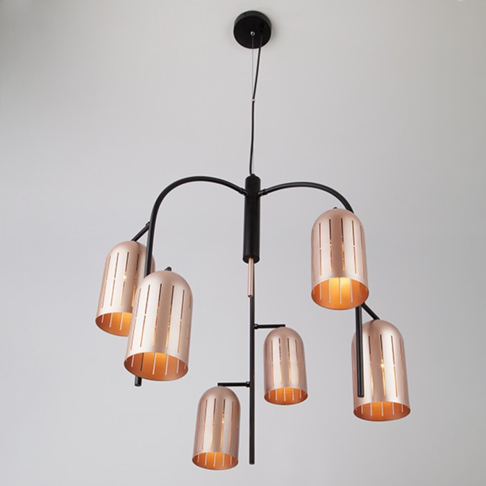 Люстра Armony 6x40Вт Е27 чёрный 60x60x130см