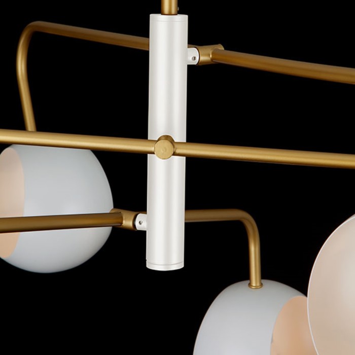 Люстра Luca 6x40Вт Е14 золото 87x87x80см