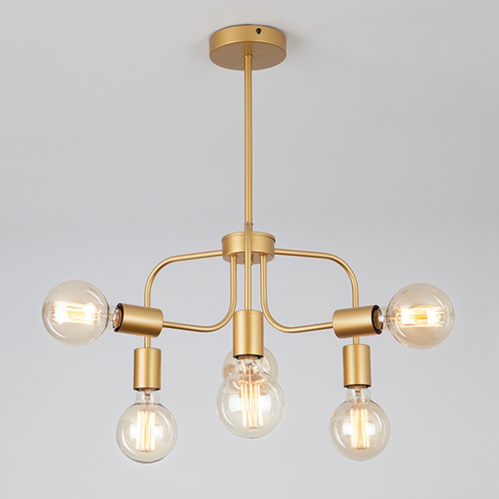 Люстра Avion 6x40Вт Е27 золото 45x45x60см