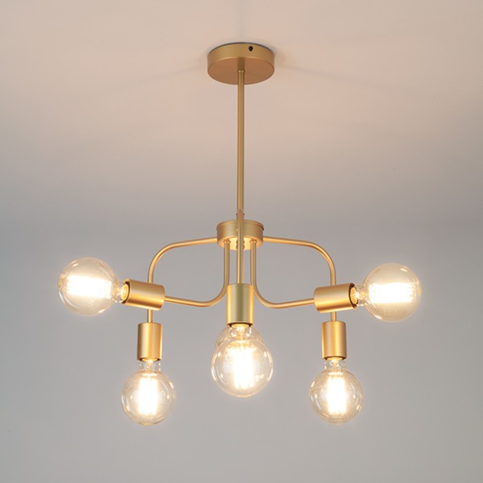 Люстра Avion 6x40Вт Е27 золото 45x45x60см