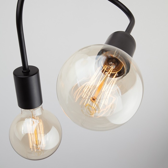 Люстра Avion 6x40Вт Е27 чёрный 45x45x60см